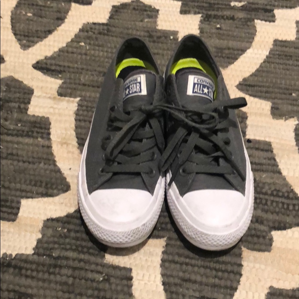 Gray Converse Chuck Taylors